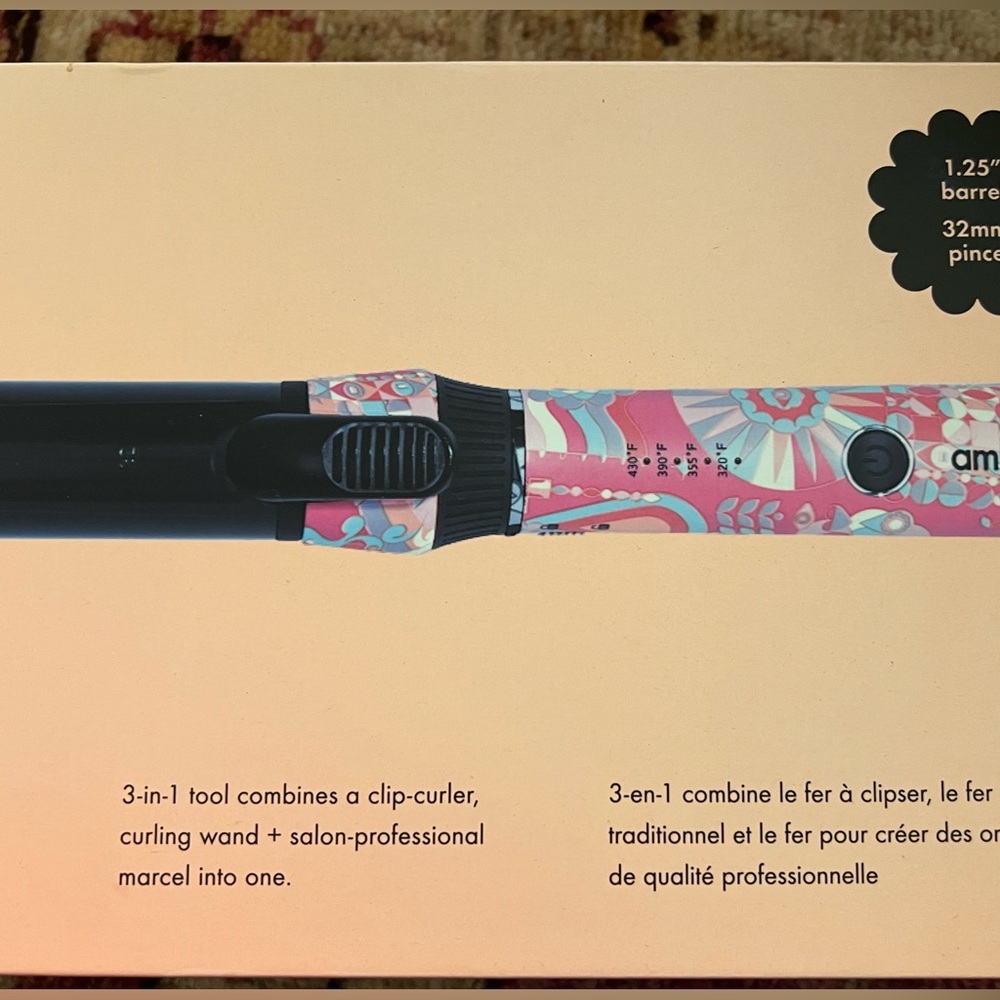 Curling Iron Amika The Autopilot 1.25” 3 in 1 Rotating